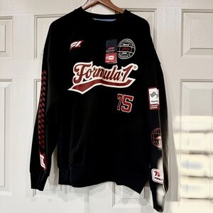 Brand New Size Formula 1 F1 Heritage Graphic Crew Sweatshirt Size XL